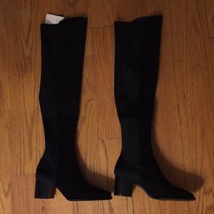Zara Over The Knee Boots (Winter 2019, Size 7.5)